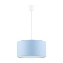 Children's chandelier on a string RONDO KIDS 1xE27/15W/230V blue
