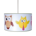 Children's chandelier OWLS 1xE27/60W/230V