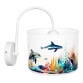 Children's wall light OCEAN 1xE27/60W/230V