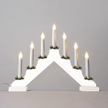 Christmas candlestick FILAMENT 7xE10/0,2W/230V