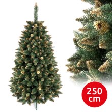 Christmas tree GOLD 250 cm pine tree