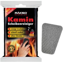 Cleaning sponge for fireplace glass 2 pcs