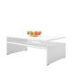 Coffee table 42x110 cm white