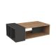 Coffee table ANITA 32x102 cm brown/anthracite