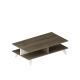 Coffee table ISABEL 27,6x90 cm brown/white