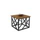 Coffee table WODA 42x53 cm brown/black
