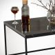 Coffee table ZINUS 43x95 cm black