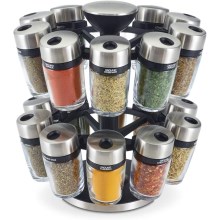 Cole&Mason - Rotating rack with spice jars MASTER 21 pcs