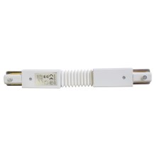 Connector for lights in rail system TRACK white type Flexi