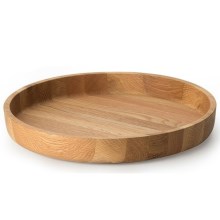 Continenta C4135 - Wooden bowl 38x5,4 cm oak