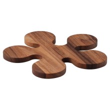 Continenta C4880 - Wooden mat for a pot 24x1,2 cm acacia