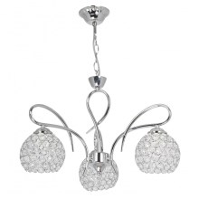 Crystal chandelier DORA 3xE27/60W