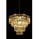 Crystal chandelier on a chain 9xE14/40W/230V