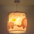 Dalber 61332S - Children's chandelier LITTLE ELEPHANT 1xE27/60W/230V