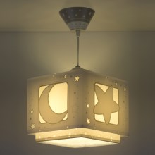 Dalber 63232E - Children's chandelier MOON LIGHT 1xE27/60W/230V