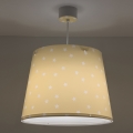 Dalber 82212A - Children's chandelier STAR LIGHT 1xE27/60W/230V yellow