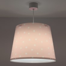 Dalber 82212S - Children's chandelier STAR LIGHT 1xE27/60W/230V pink