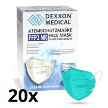DEXXON MEDICAL Respirator FFP2 NR Azure 20pcs