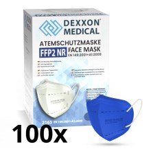 DEXXON MEDICAL Respirator FFP2 NR Deep blue 100pcs