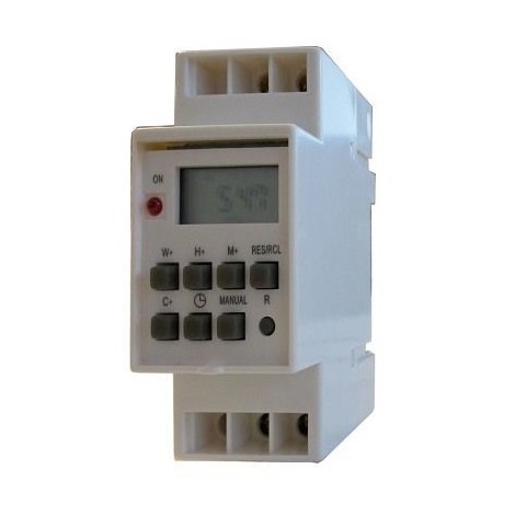Digital switch clock for DIN rail 3650W/230V