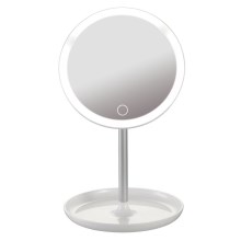 Dimmable cosmetic mirror with LED backlighting LED/4W/5V USB