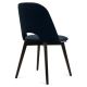 Dining chair BOVIO 86x48 cm dark blue/beech