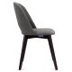 Dining chair BOVIO 86x48 cm grey/beech