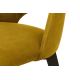 Dining chair BOVIO 86x48 cm yellow/beech