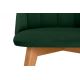 Dining chair RIFO 86x48 cm dark green/light oak
