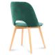 Dining chair TINO 86x48 cm dark green/light oak