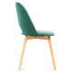 Dining chair TINO 86x48 cm dark green/light oak