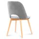 Dining chair TINO 86x48 cm grey/light oak