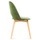 Dining chair TINO 86x48 cm light green/light oak