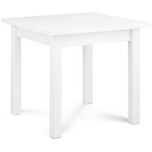 Dining table HOSPE 78x80 cm beech/white