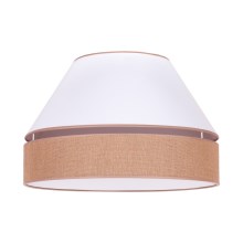 Duolla - Ceiling light AVIGNON 1xE27/15W/230V d. 50 cm white/brown