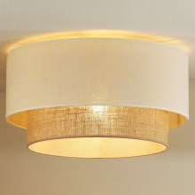 Duolla - Ceiling light BOHO 1xE27/15W/230V d. 45 cm beige/brown