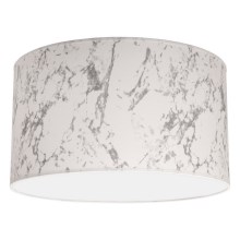 Duolla - Ceiling light MARBLE 1xE27/40W/230V white/grey
