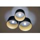 Duolla - Ceiling light ROLLER TRIO 3xE27/60W/230V black/gold