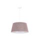 Duolla - Chandelier on a string BOUCLE 1xE27/15W/230V d. 50 cm brown