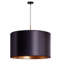 Duolla - Chandelier on a string CANNES 1xE27/15W/230V d. 50 cm black/copper