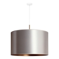 Duolla - Chandelier on a string CANNES 1xE27/15W/230V d. 50 cm silver/copper