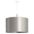 Duolla - Chandelier on a string CANNES 1xE27/15W/230V d. 50 cm silver