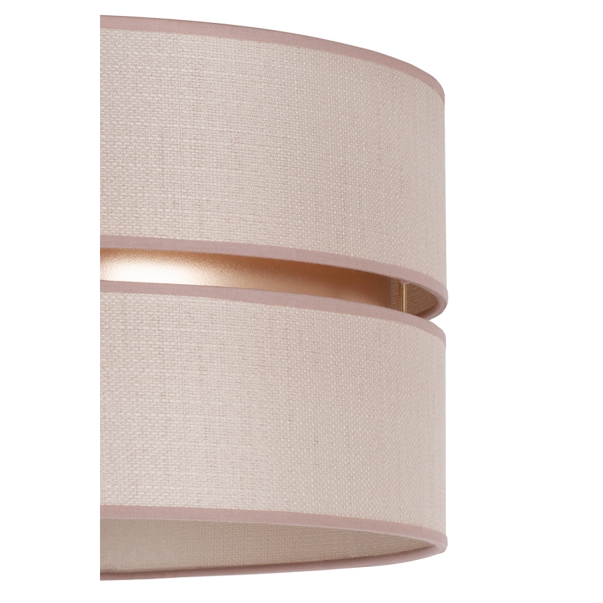 Duolla - Chandelier on a string DUO 1xE27/15W/230V d. 40 cm beige/gold