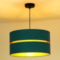 Duolla - Chandelier on a string DUO 1xE27/15W/230V d. 40 cm turquoise/gold