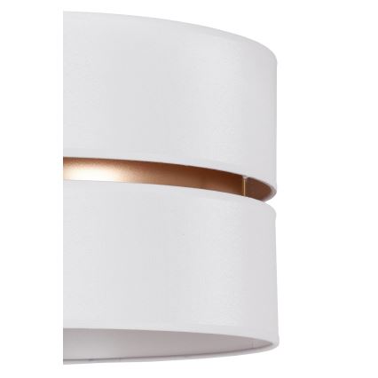 Duolla - Chandelier on a string DUO 1xE27/15W/230V d. 40 cm white/gold