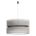 Duolla - Chandelier on a string DUO 1xE27/15W/230V grey