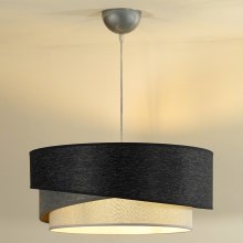 Duolla - Chandelier on a string KOBO 1xE27/15W/230V anthracite/grey/white