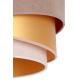 Duolla - Chandelier on a string KOBO 1xE27/15W/230V brown/gold/creamy