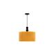Duolla - Chandelier on a string LYON 1xE27/15W/230V yellow