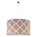 Duolla - Chandelier on a string MAROKO 1xE27/40W/230V brown/white